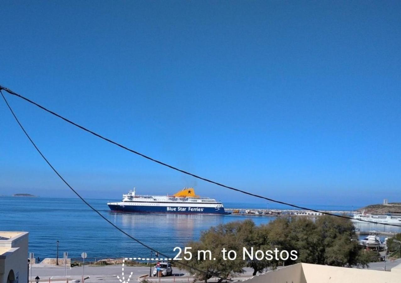 Nostos Studios At Saint George Beach Agios Georgios Chora Naxos Town Naxos City ภายนอก รูปภาพ