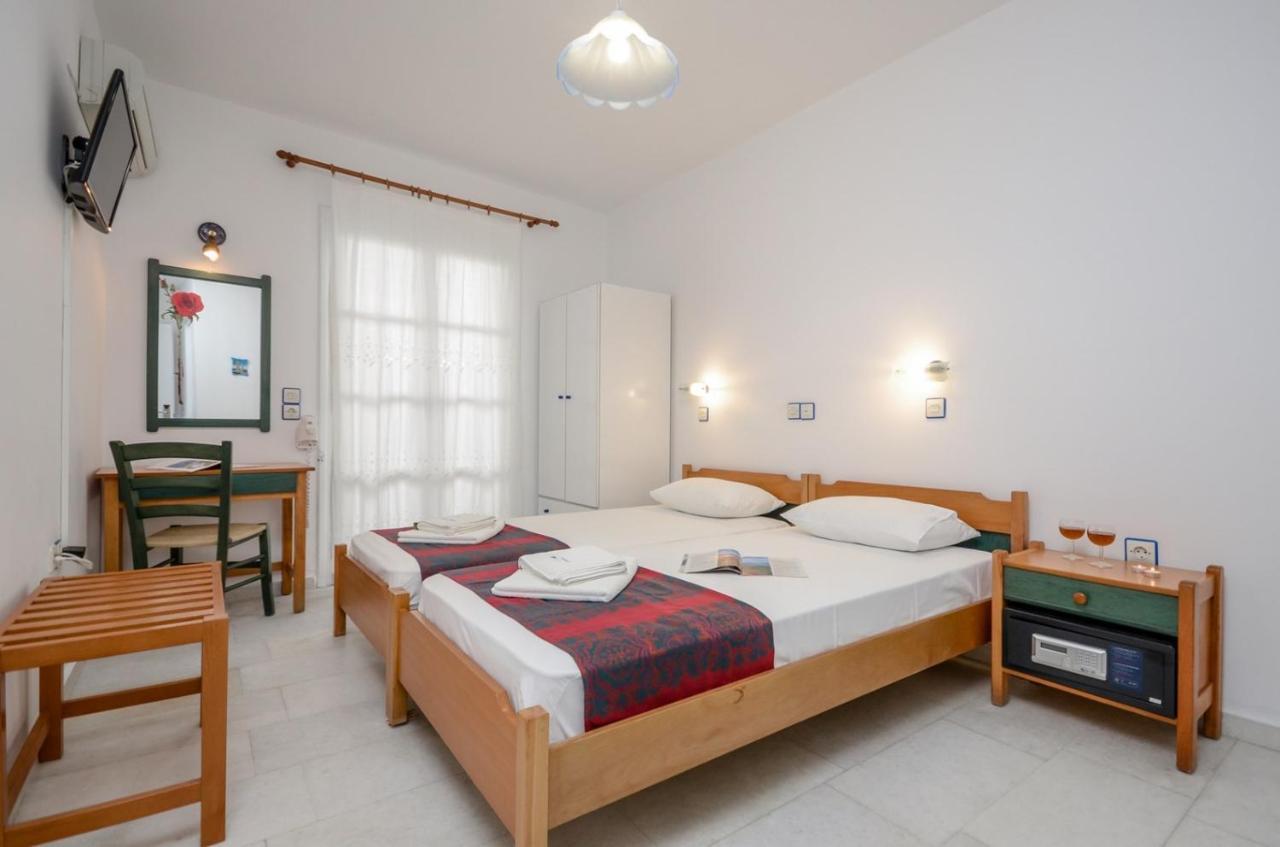Nostos Studios At Saint George Beach Agios Georgios Chora Naxos Town Naxos City ภายนอก รูปภาพ
