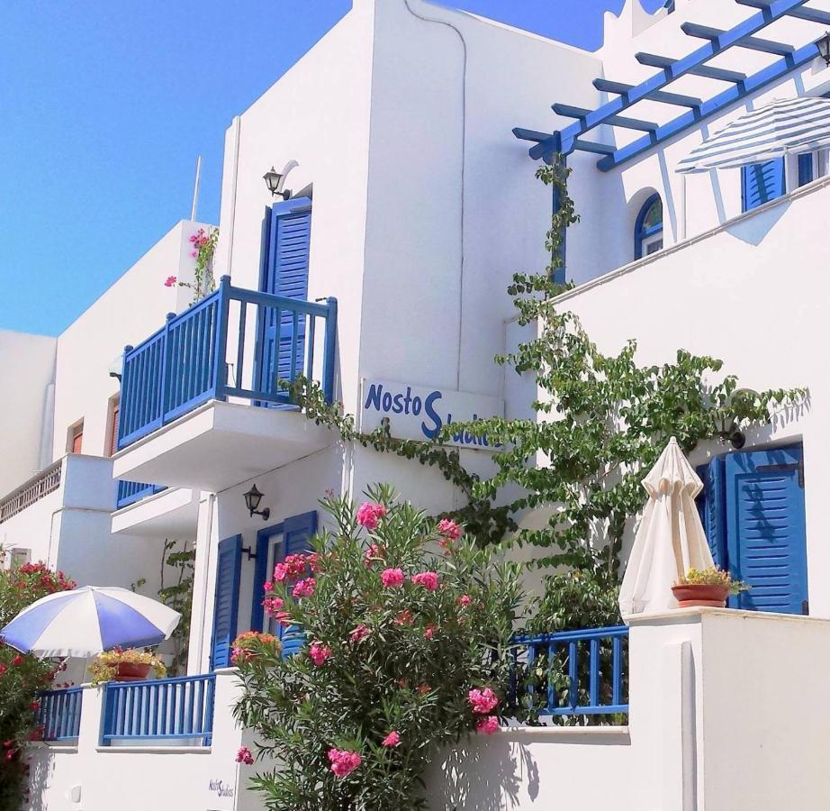 Nostos Studios At Saint George Beach Agios Georgios Chora Naxos Town Naxos City ภายนอก รูปภาพ