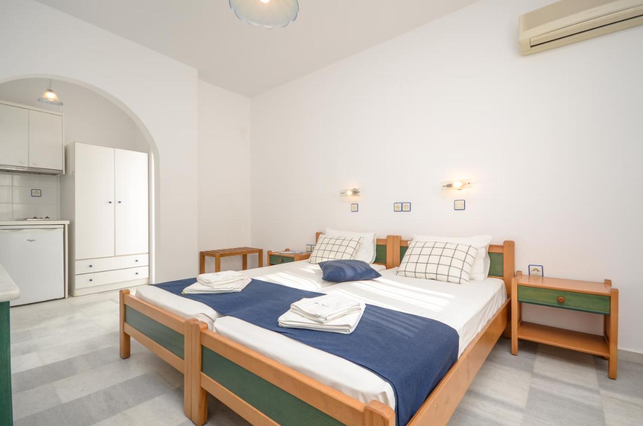 Nostos Studios At Saint George Beach Agios Georgios Chora Naxos Town Naxos City ภายนอก รูปภาพ