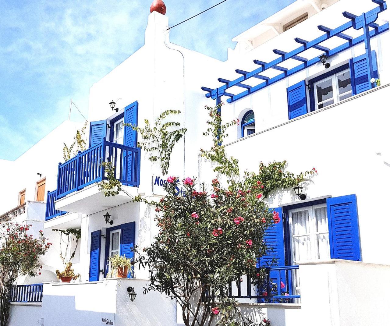 Nostos Studios At Saint George Beach Agios Georgios Chora Naxos Town Naxos City ภายนอก รูปภาพ