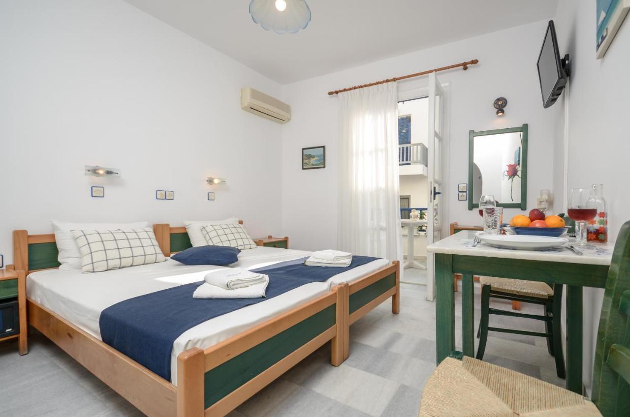 Nostos Studios At Saint George Beach Agios Georgios Chora Naxos Town Naxos City ภายนอก รูปภาพ