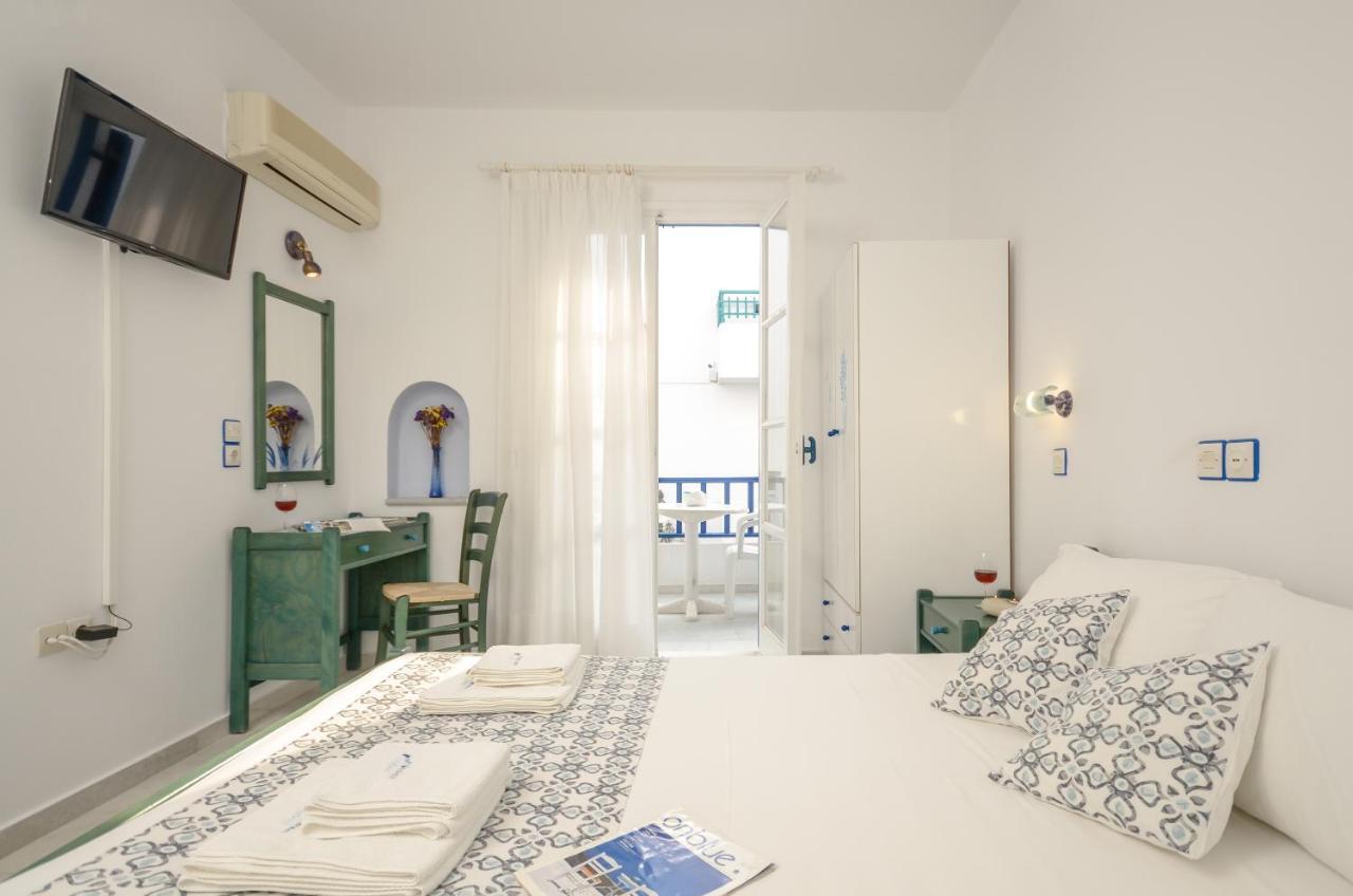 Nostos Studios At Saint George Beach Agios Georgios Chora Naxos Town Naxos City ภายนอก รูปภาพ