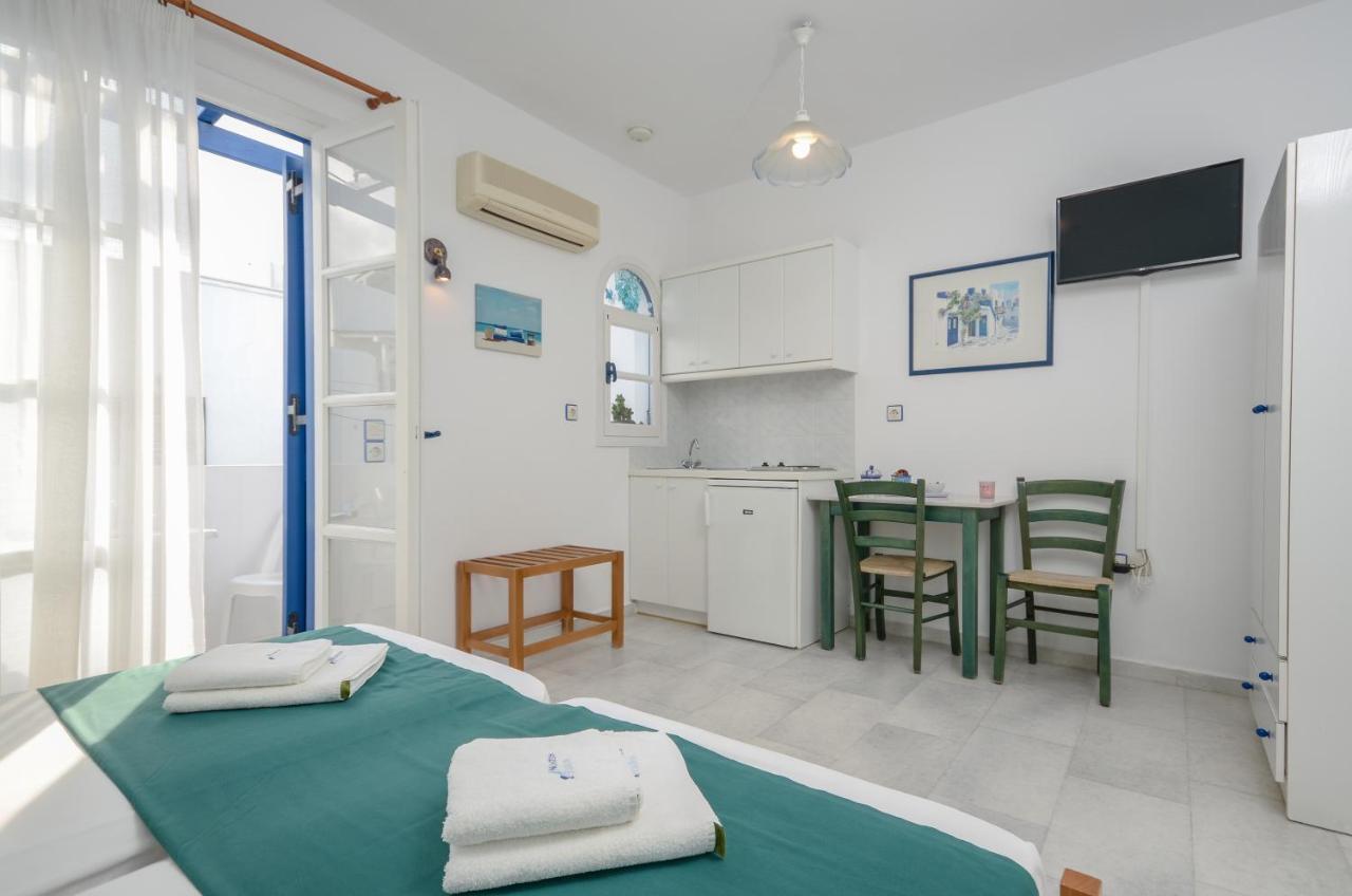 Nostos Studios At Saint George Beach Agios Georgios Chora Naxos Town Naxos City ภายนอก รูปภาพ