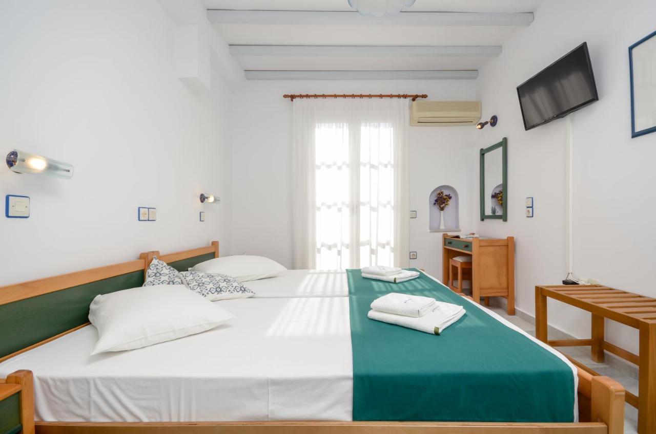 Nostos Studios At Saint George Beach Agios Georgios Chora Naxos Town Naxos City ภายนอก รูปภาพ